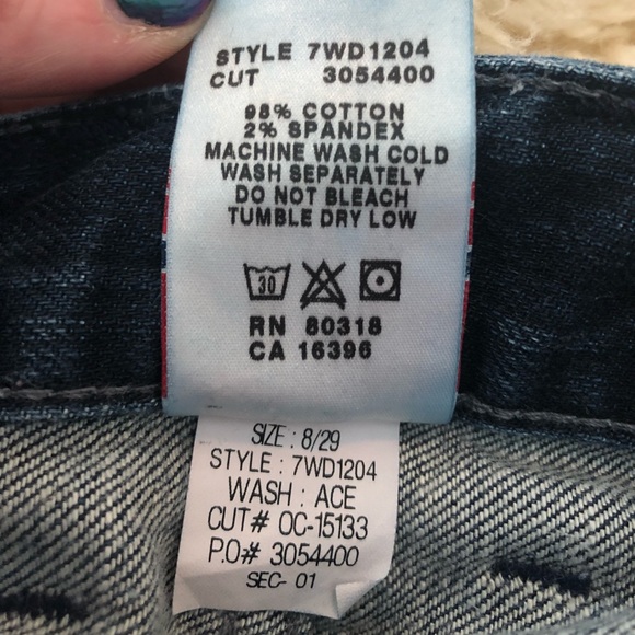 Lucky Brand Pasha Lola Straight Leg Jeans 8/29 - Picture 8 of 8